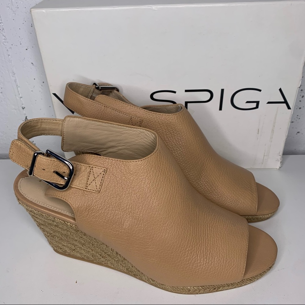 VÍA SPIGA Ingrid Nude leather